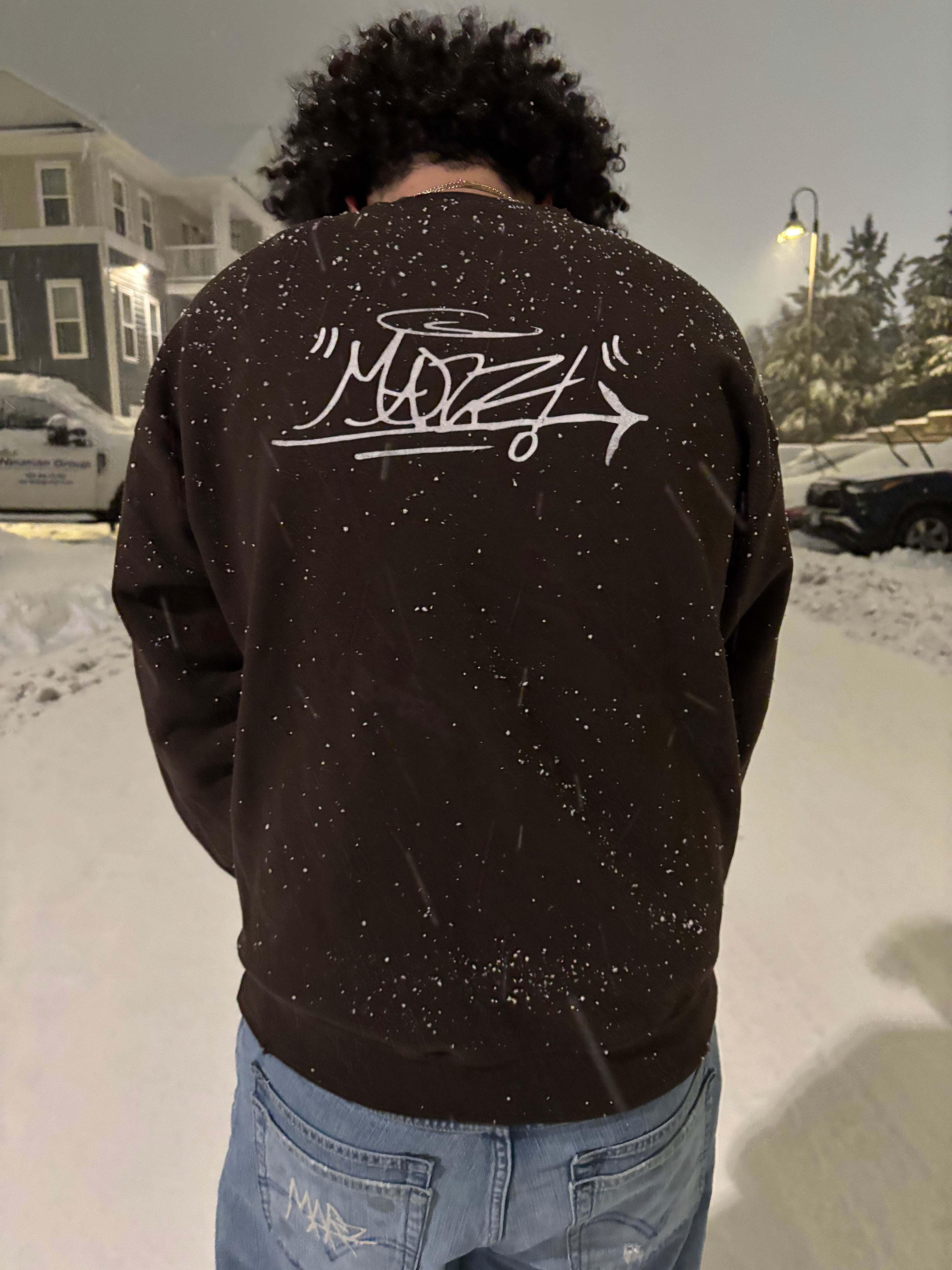 BROWN GRAFFITI CREWNECK